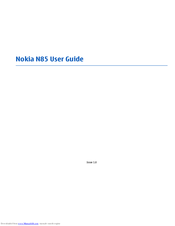 Nokia N85-1 User Manual