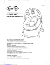 Summer CUDDLE ME Instruction Manual
