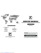 YORKVILLE SB500H Service Manual