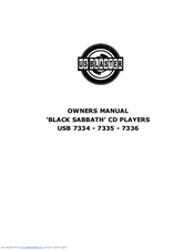 US Blaster USB 7334 Owner's Manual