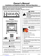 Harman Oakwood Wood Stove Owner's Manual