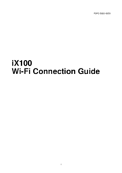 Fujitsu iX100 Connection Manual