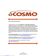 oCOSMO CB301524 User Manual