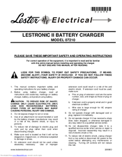 Lester 07210 Manual