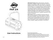 ADJ PAR Z4 User Instruction