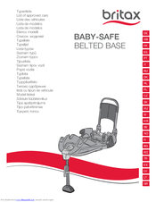 Britax BABY-SAFE BELTED BASE User Manual