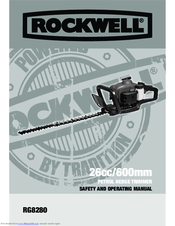 Rockwell RG8280 Safety And Operating Manual