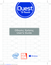 Info Quest Quest D-Touch 2 in 1 User Manual