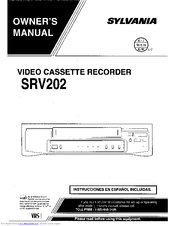 Sylvania SRV202 Owner's Manual