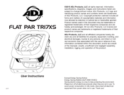 ADJ FLAT PAR TRI7XS User Instructions