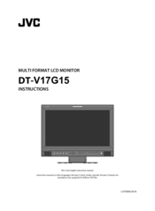 JVC DT-V17G15 Instructions Manual