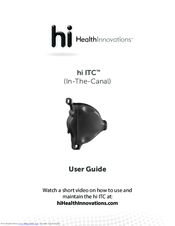 hi Health Innavations ITC User Manual