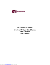 AXIOMTEK IFO2175-830 Series User Manual