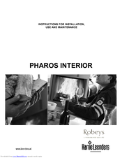 Harrie Leenders PHAROS INTERIOR Instructions For Installation, Use And Maintenance Manual