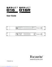 Focusrite REDNET D16R AES User Manual