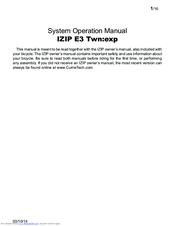 Izip E3 Twn:exp System Operation Manual
