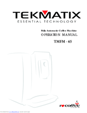 Tekmatix TMFM - 65 Operation Manual