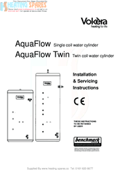 VOKERA AquaFlow Installation & Servicing Instructions Manual