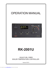 P.W. KEY RK-2001U Operation Manual