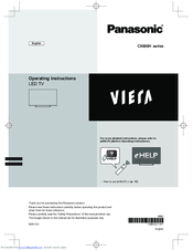 Panasonic CX600H series Operating Instructions Manual