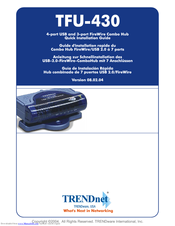 TRENDnet TFU-430 Quick Installation Manual