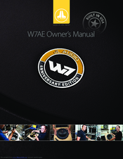 JL Audio W7AE Owner's Manual