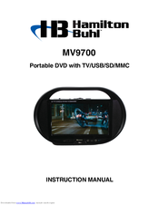 Hamilton/Buhl MV-9700 Instruction Manual