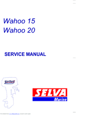 SELVA MARINE Wahoo 20 Service Manual