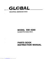 Global BM-9280 Instruction Manual