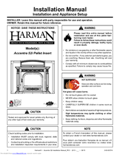Harman Accentra 52i Pellet Insert Installation Manual