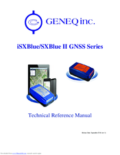 Geneq iSXBlue II GNSS Series Technical Reference Manual