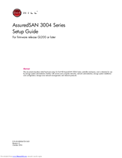 Dot Hill Systems AssuredSAN 3004 Series Setup Manual