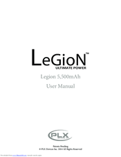 PLX Devices Legion 5.500mAh User Manual
