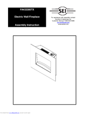Sei FA433300TX Assembly Instruction Manual