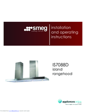 Smeg IS7088D Installation And Operating Instructions Manual