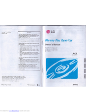 Lg BH12 Owner's Manual