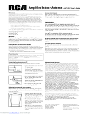 Rca ANT1251F User Manual