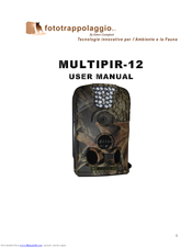 Fototrappolaggio MULTIPIR-12 User Manual