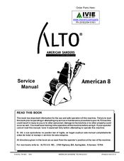 Alto American 8 Service Manual