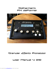 Gotharman FX deFormer User Manual