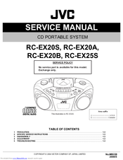 JVC RC-EX20A Service Manual