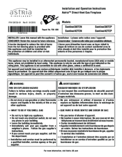 Astria Sentinel42TEP Installation And Operation Instructions Manual