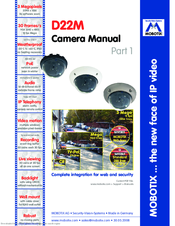 Mobotix D22M with Vandalism Set Manual
