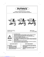 Outback Sapphire 3 Burner Assembly And Operating Instructions Manual