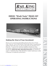 Rail King Work Train Operating Instructions Manual