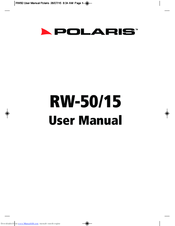 Polaris Mazda BT50 RW-50 User Manual