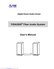 Plank Digital Audio FiDA 2000 User Manual