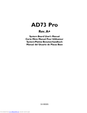 DFI AD73 Pro User Manual