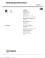 Indesit KN1G21S/HU Operating Instructions Manual