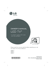 LG 55UB950V Owner's Manual
